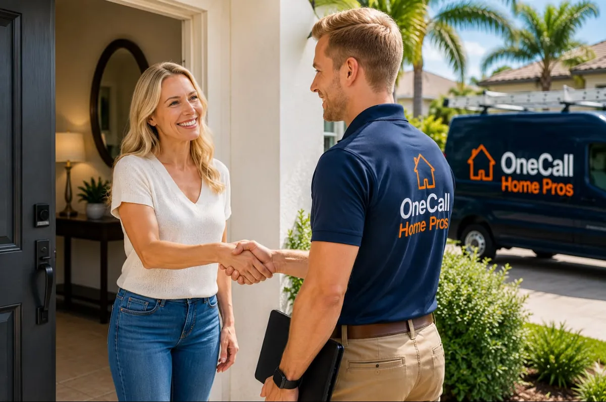 A gated condo entrance in Coconut Creek with a contractor sign-in point